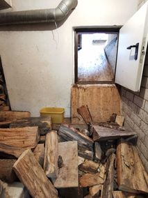 Holzrutsche